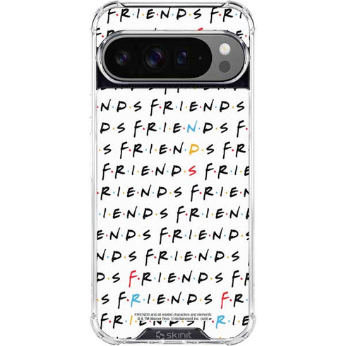 Warner Bros FRIENDS Pattern Google Pixel 10 Pro XL Clear Case